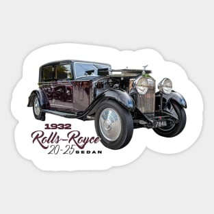 1932 Rolls Royce 20-25 Sedan Sticker